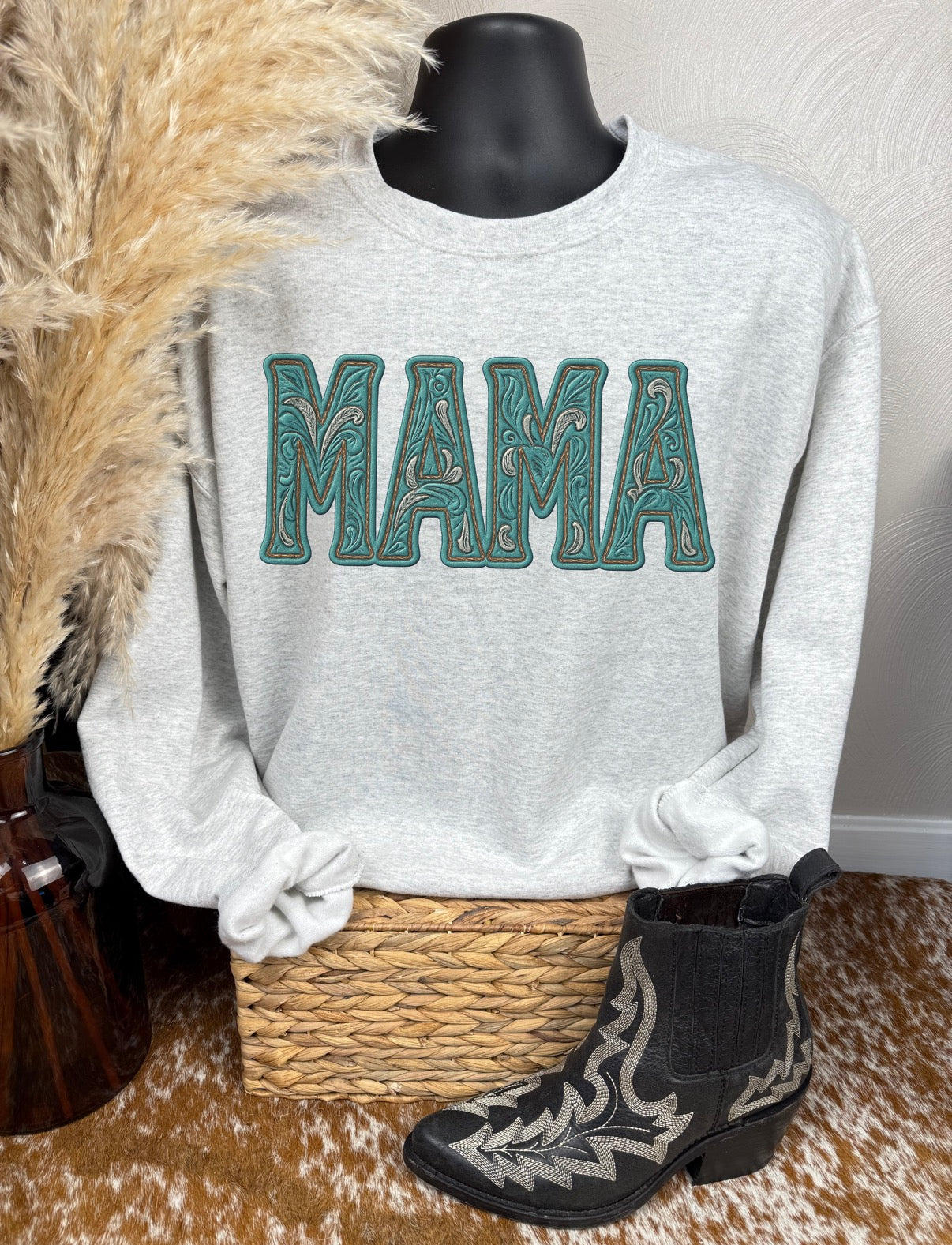 Turquoise Tooled Mama