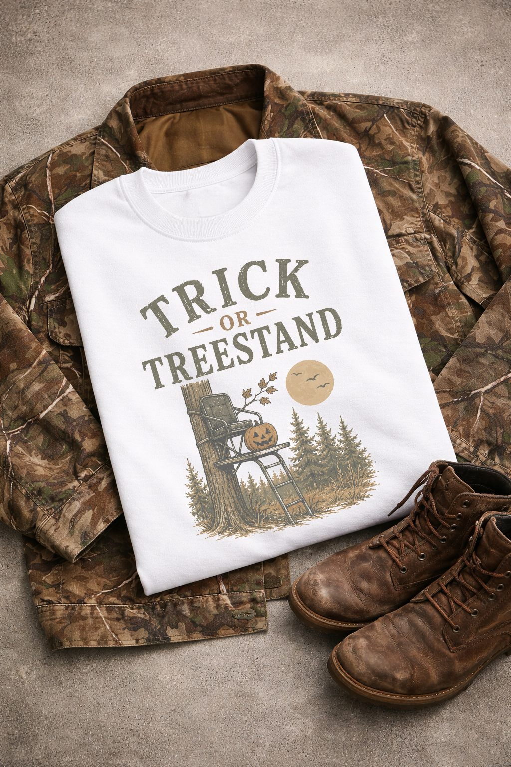 Trick Or Treestand Halloween Hunting