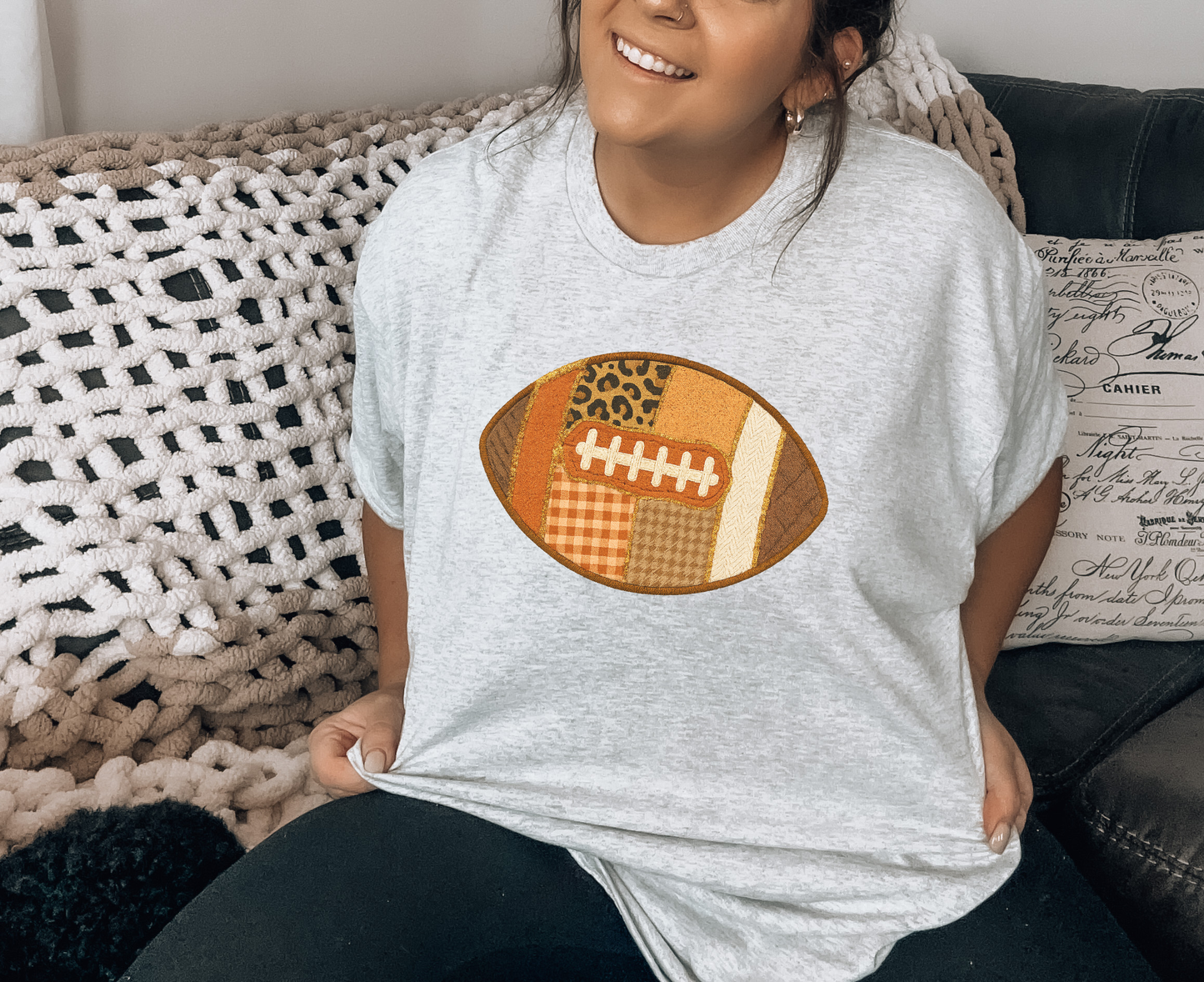 Faux Patch Football