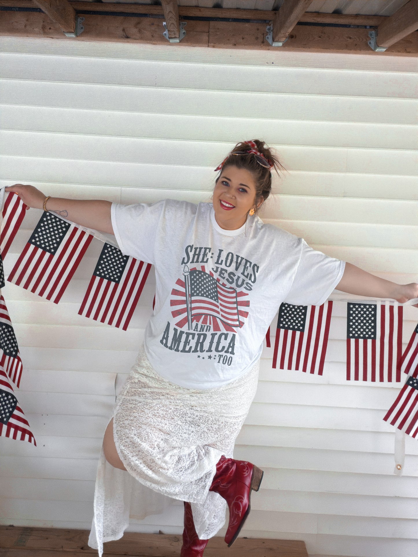 Loves Jesus And America