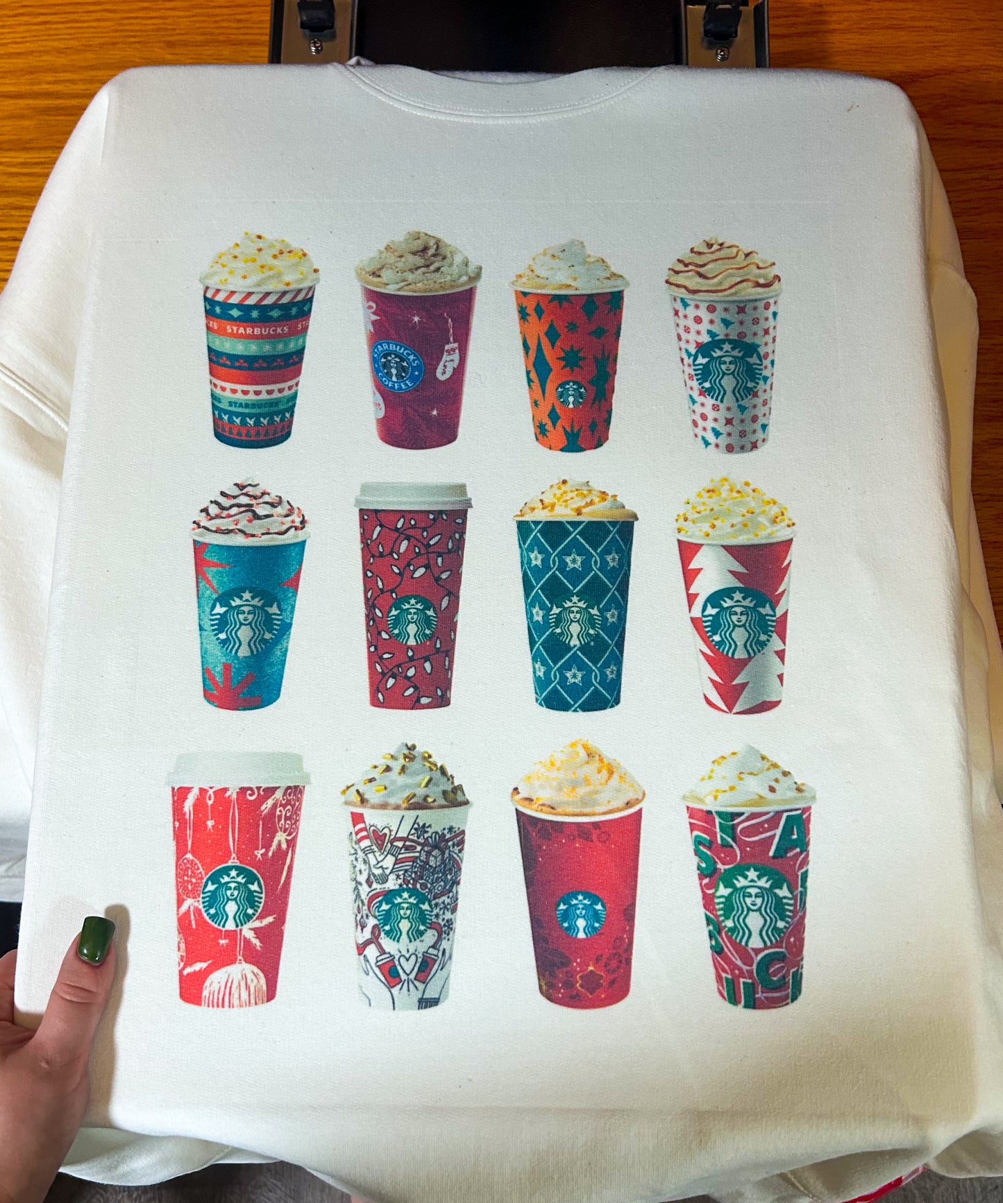 Starbucks Holiday Drinks Crewneck Sweatshirt