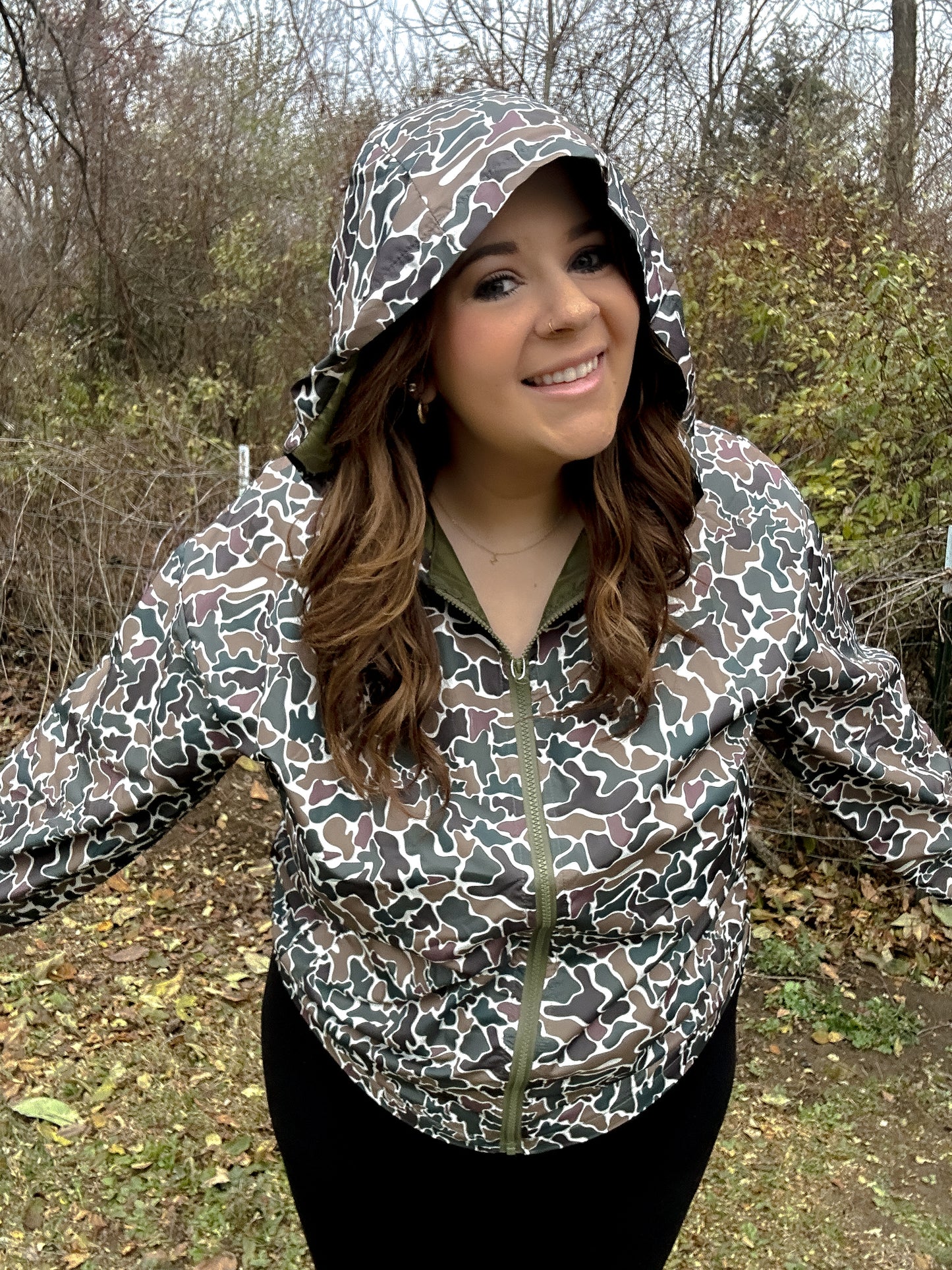Wildwoods Duck Camo Windbreaker