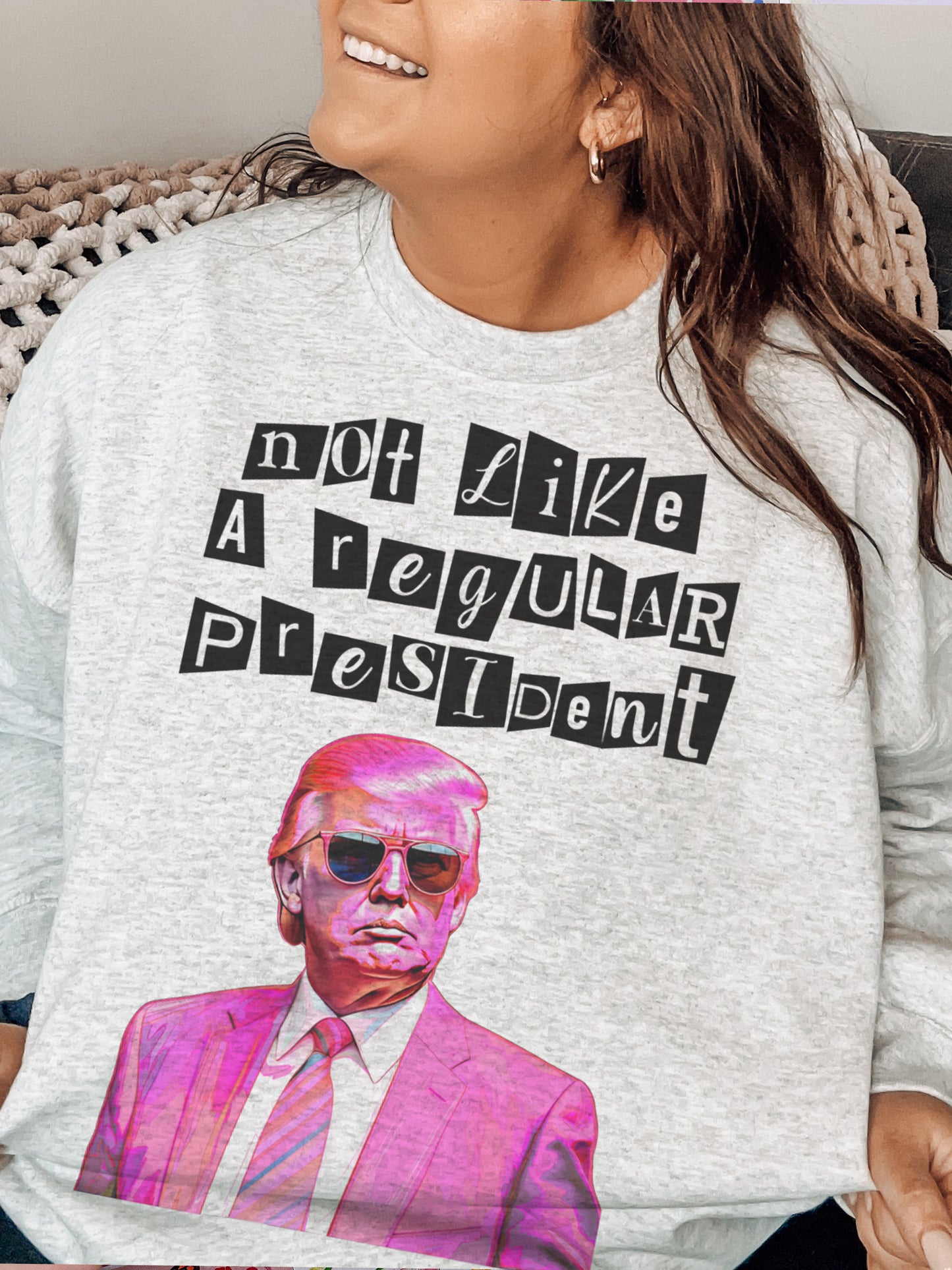 Not Like A Regular President Crewneck Sweatshirt