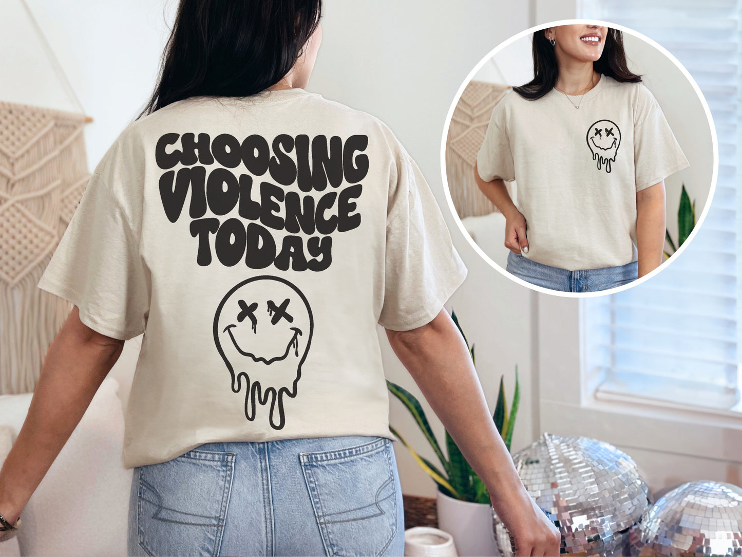 Choosing Violence Today (Black) Tee