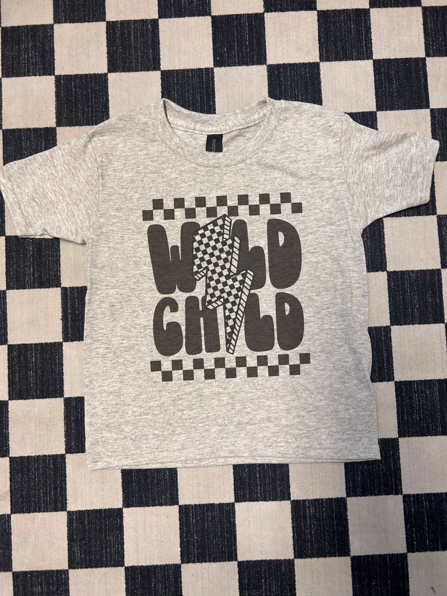 Wild Child Checker Youth Tee