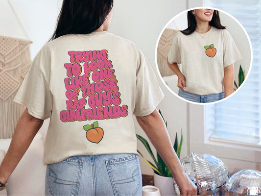 Rap Guy’s Girlfriend Peach Tee