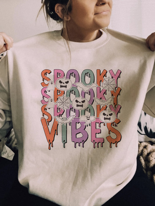 Spooky Vibes Crewneck Sweatshirt