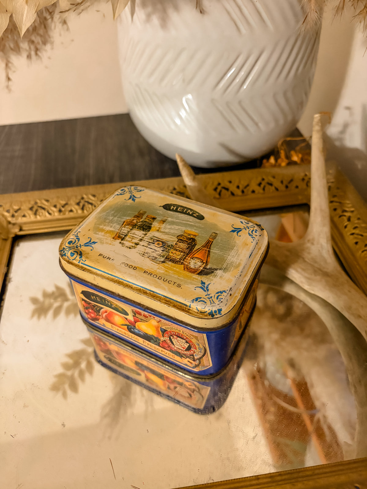 Vintage 1993 Heinz Pineapple Preserves Advertising Tin