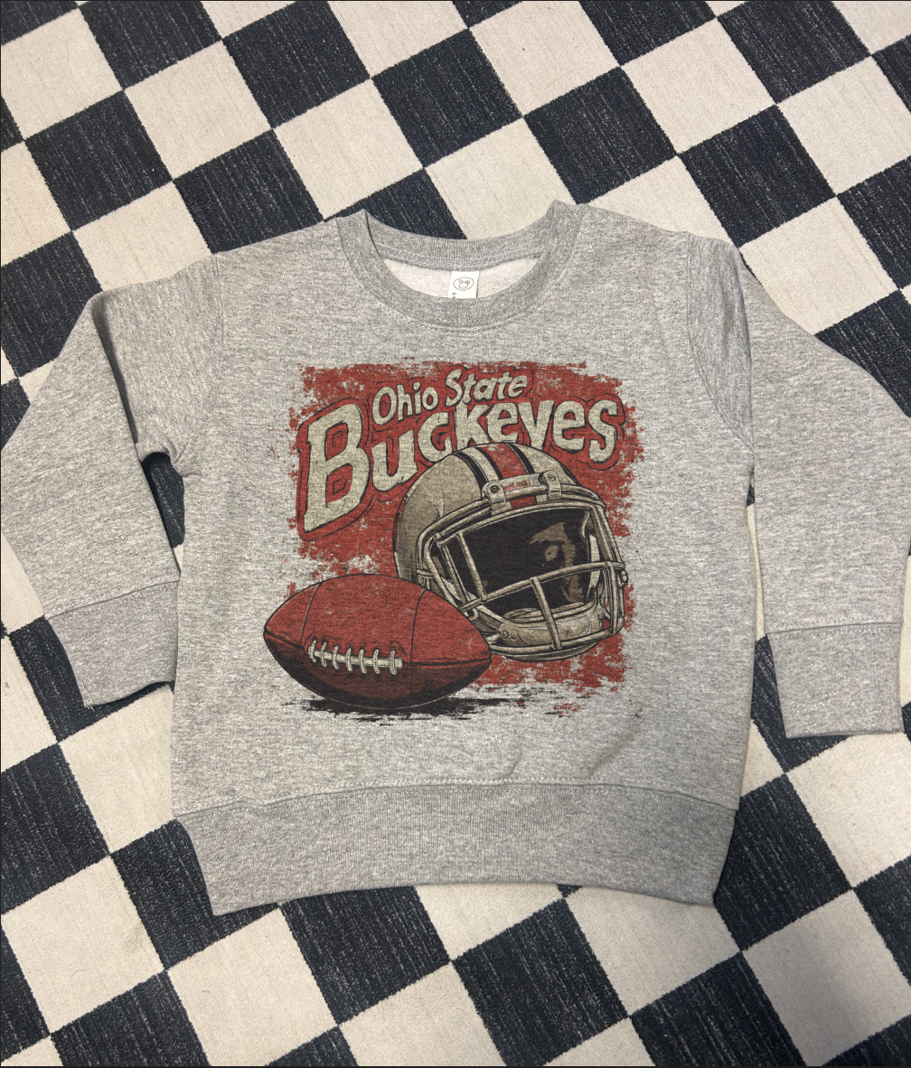 Buckeyes Football Toddler Crewneck