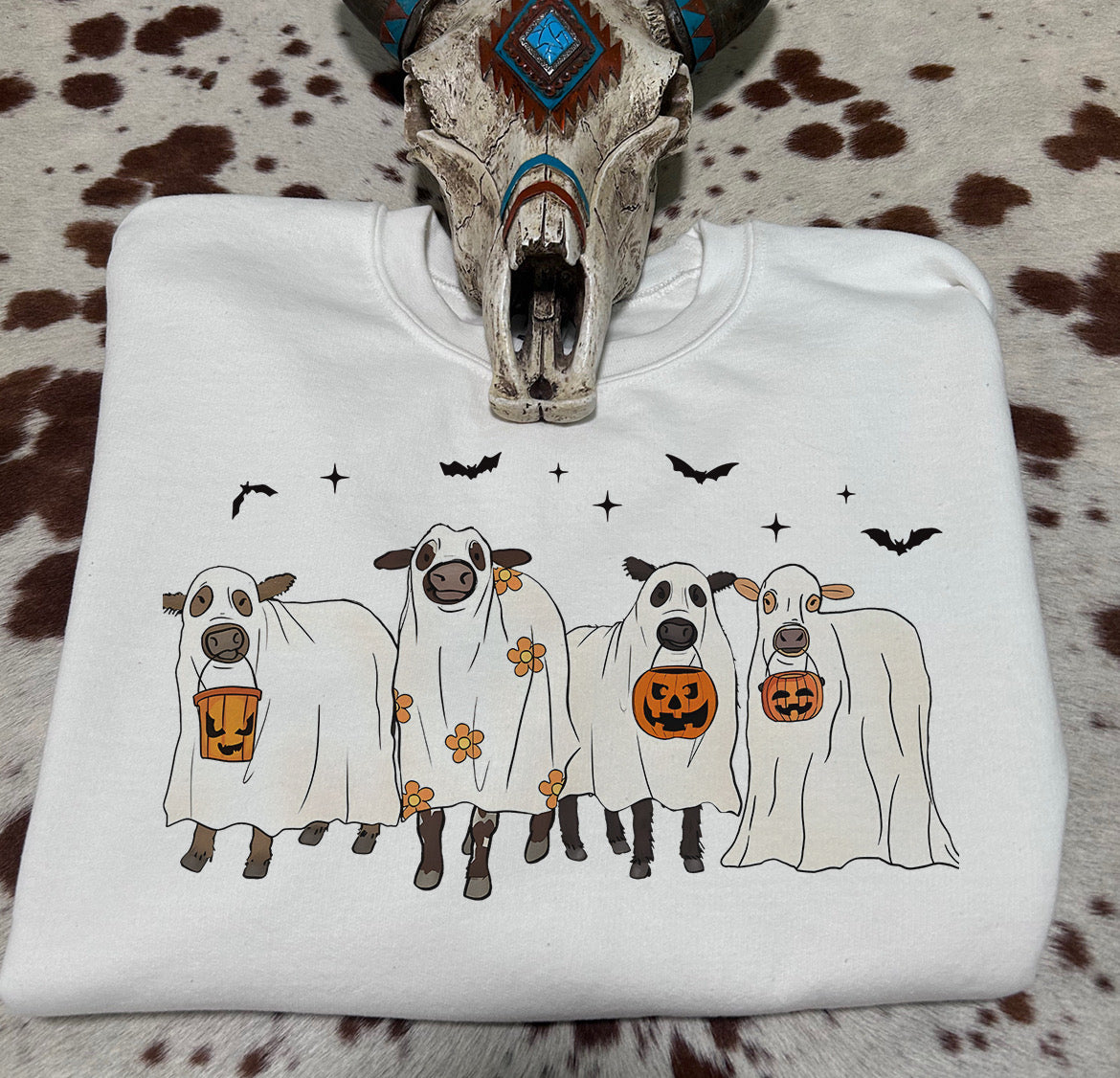 Ghost Cows Crewneck Sweatshirt