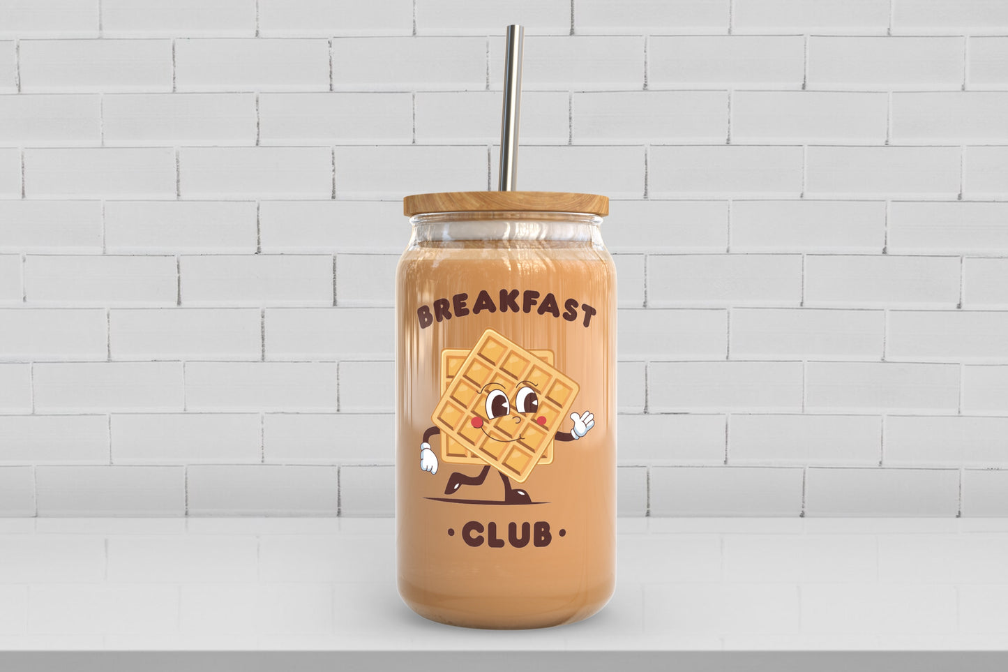 Breakfast Club Glass Can