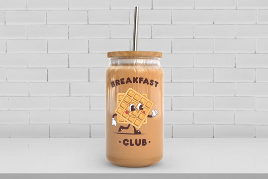 Breakfast Club Glass Can