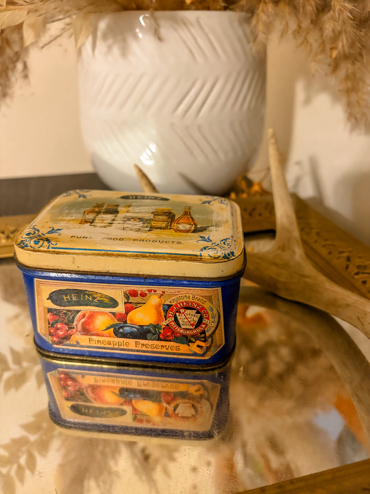 Vintage 1993 Heinz Pineapple Preserves Advertising Tin