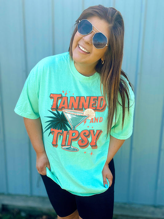 Tanned And Tipsy T-Shirt