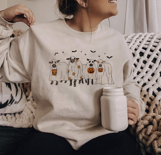 Ghost Cows Crewneck Sweatshirt