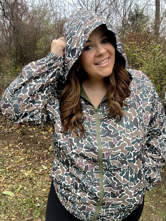 Wildwoods Duck Camo Windbreaker