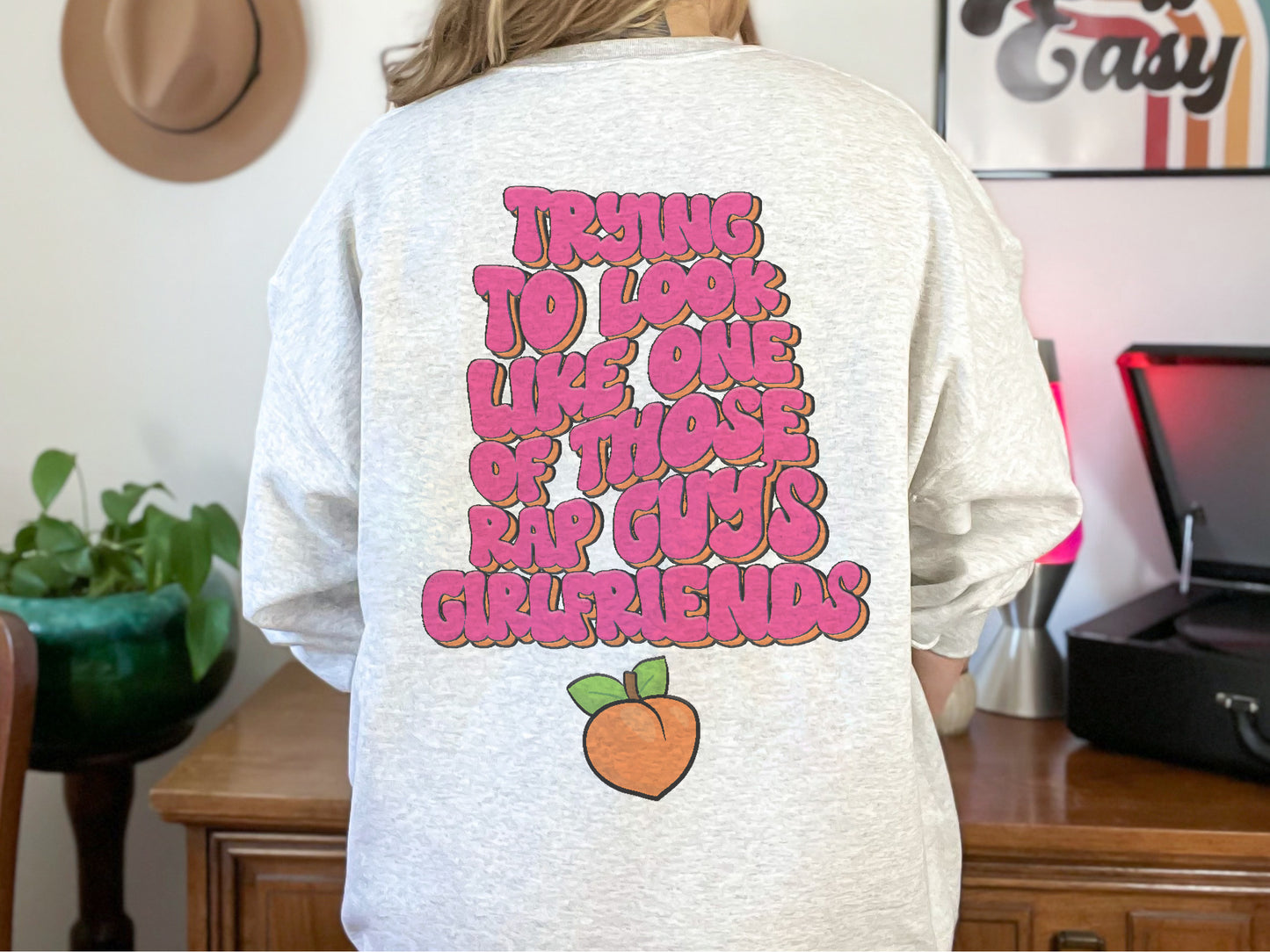 Rap Guy’s Girlfriend Crewneck Sweatshirt