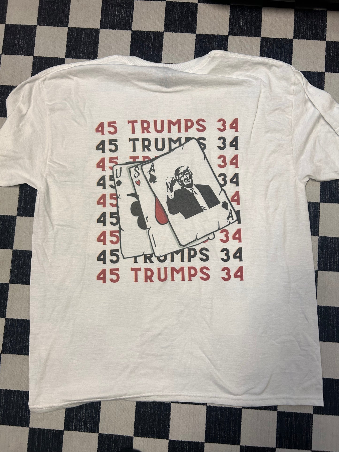 45 Trumps 34 Tee (Large)