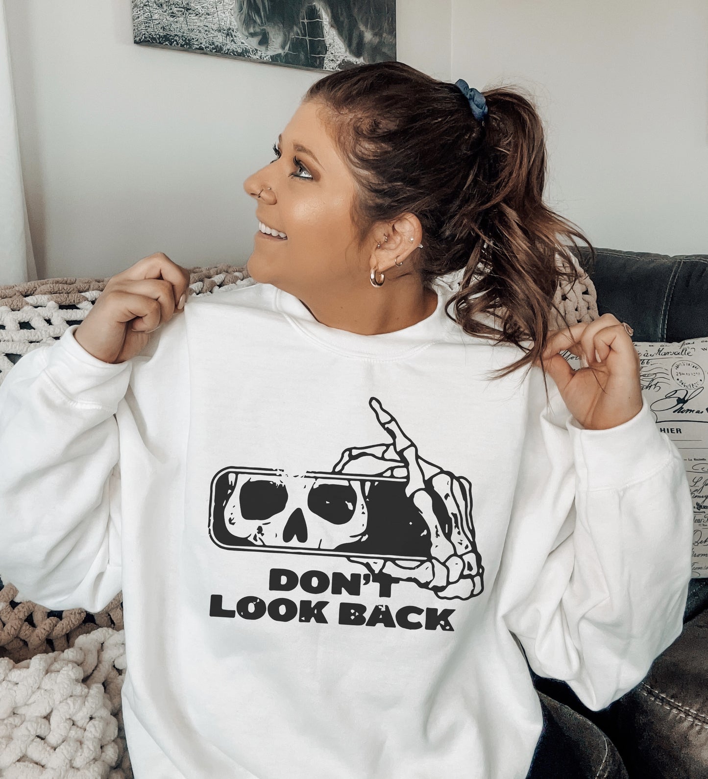 Don’t Look Back Crewneck Sweatshirt