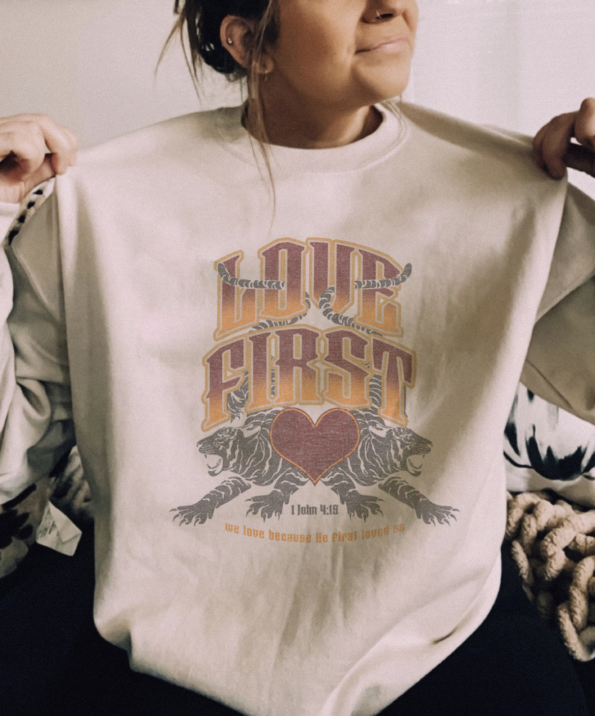 Love First Crewneck Sweatshirt