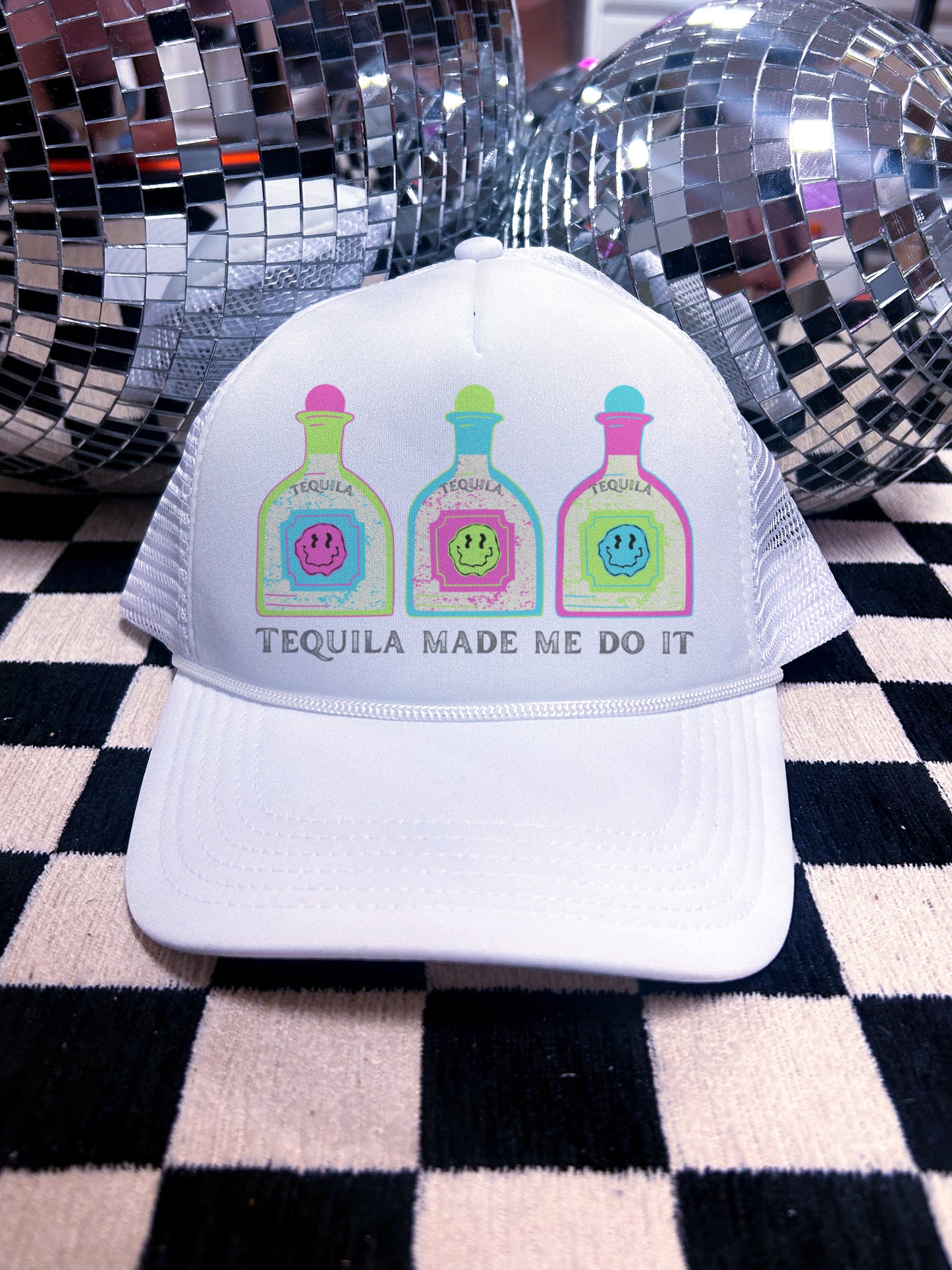 Tequila Made Me Do It Trucker Hat