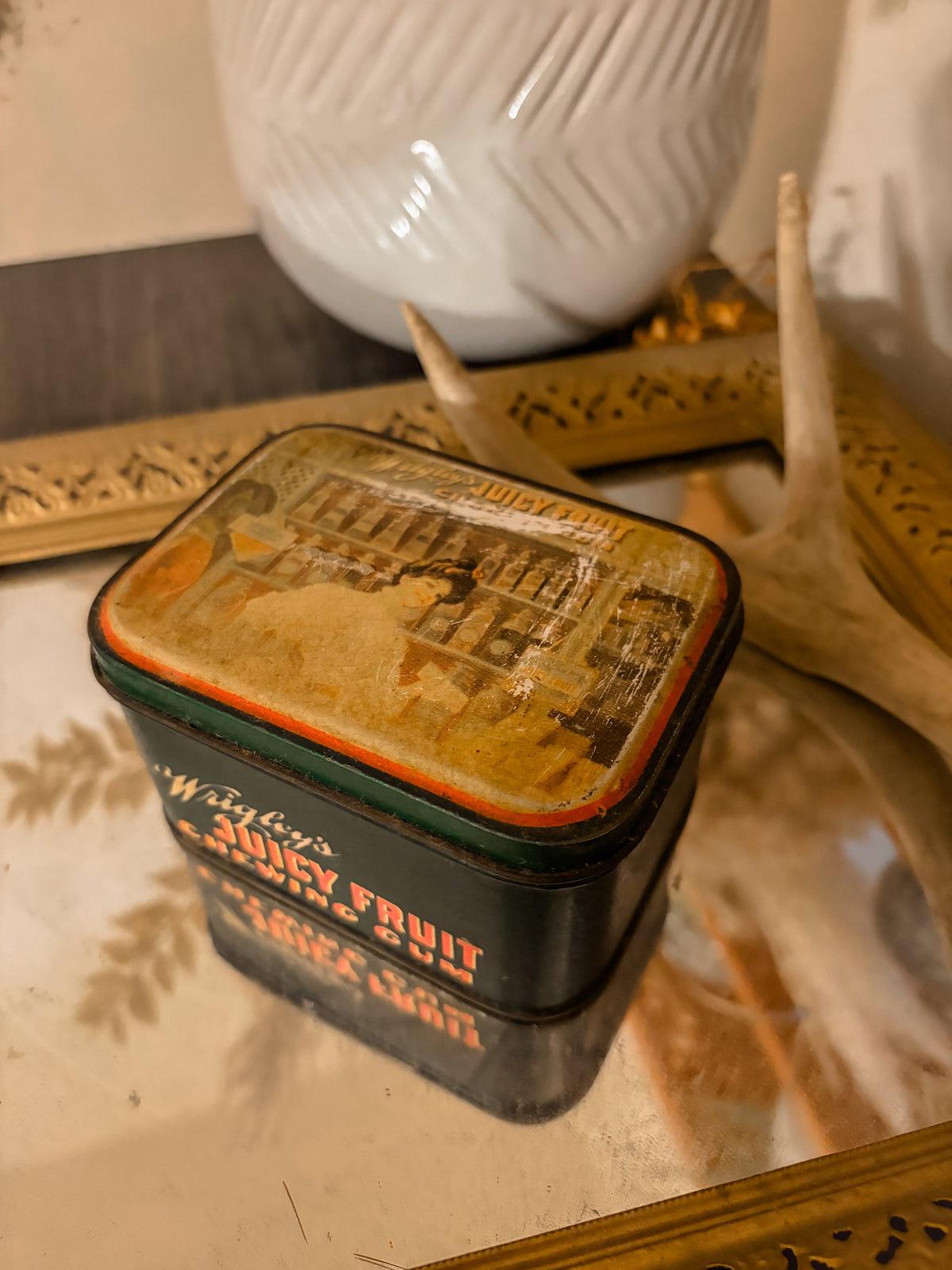 Vintage Bristol Ware Wrigley’s Juicy Fruit Advertising Tin