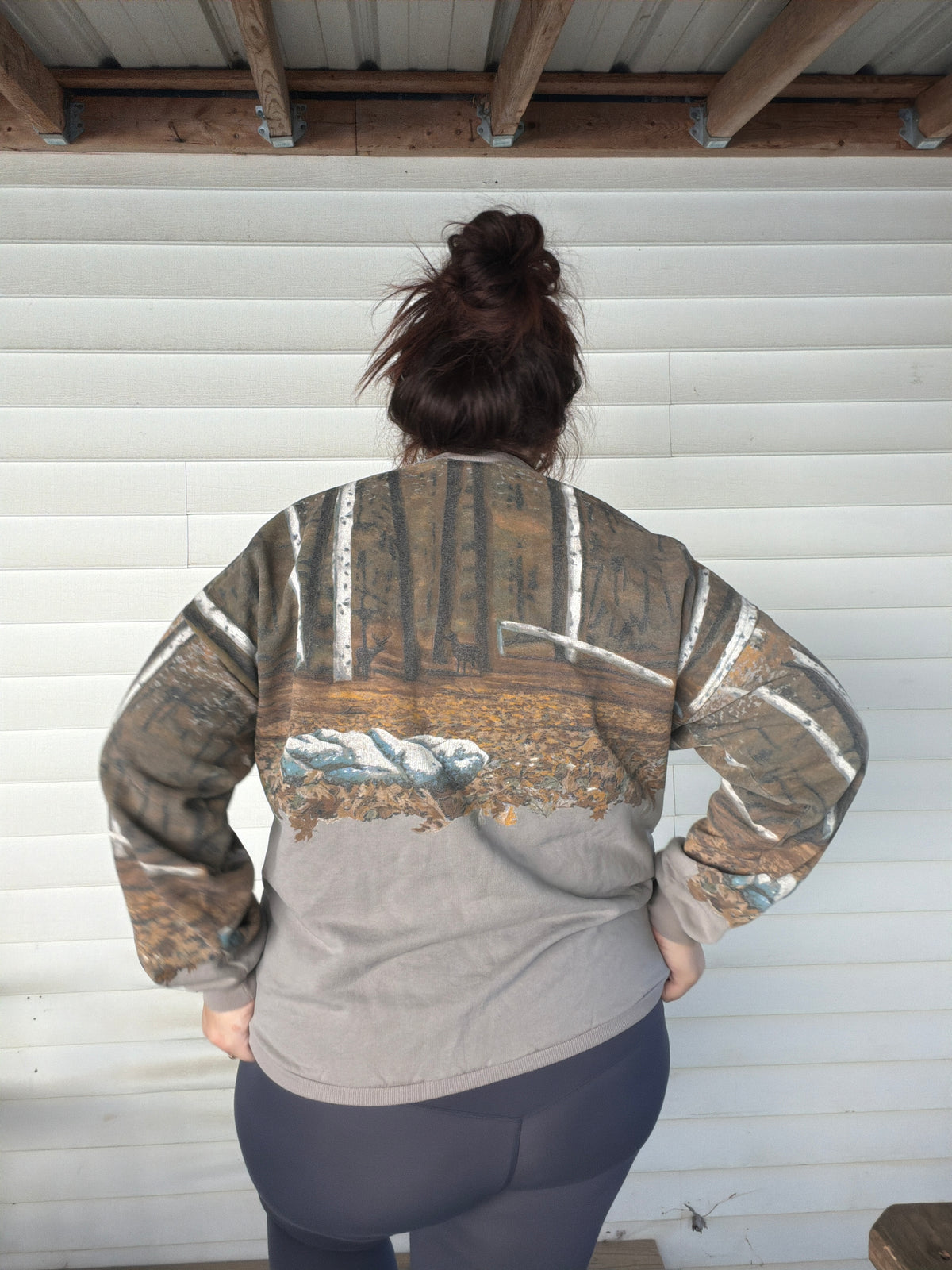 Vintage Artisans Whitetail Deer Hunting Sweatshirt | Made in USA | 2X