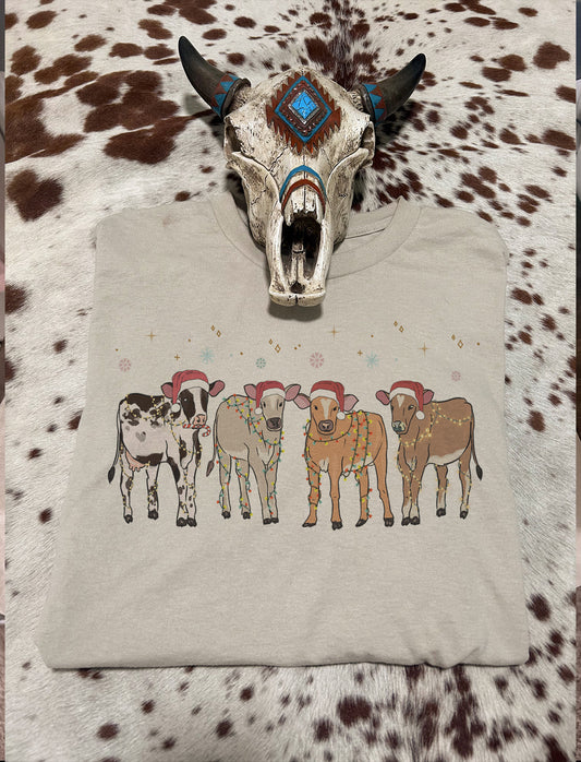 Christmas Cows Tee