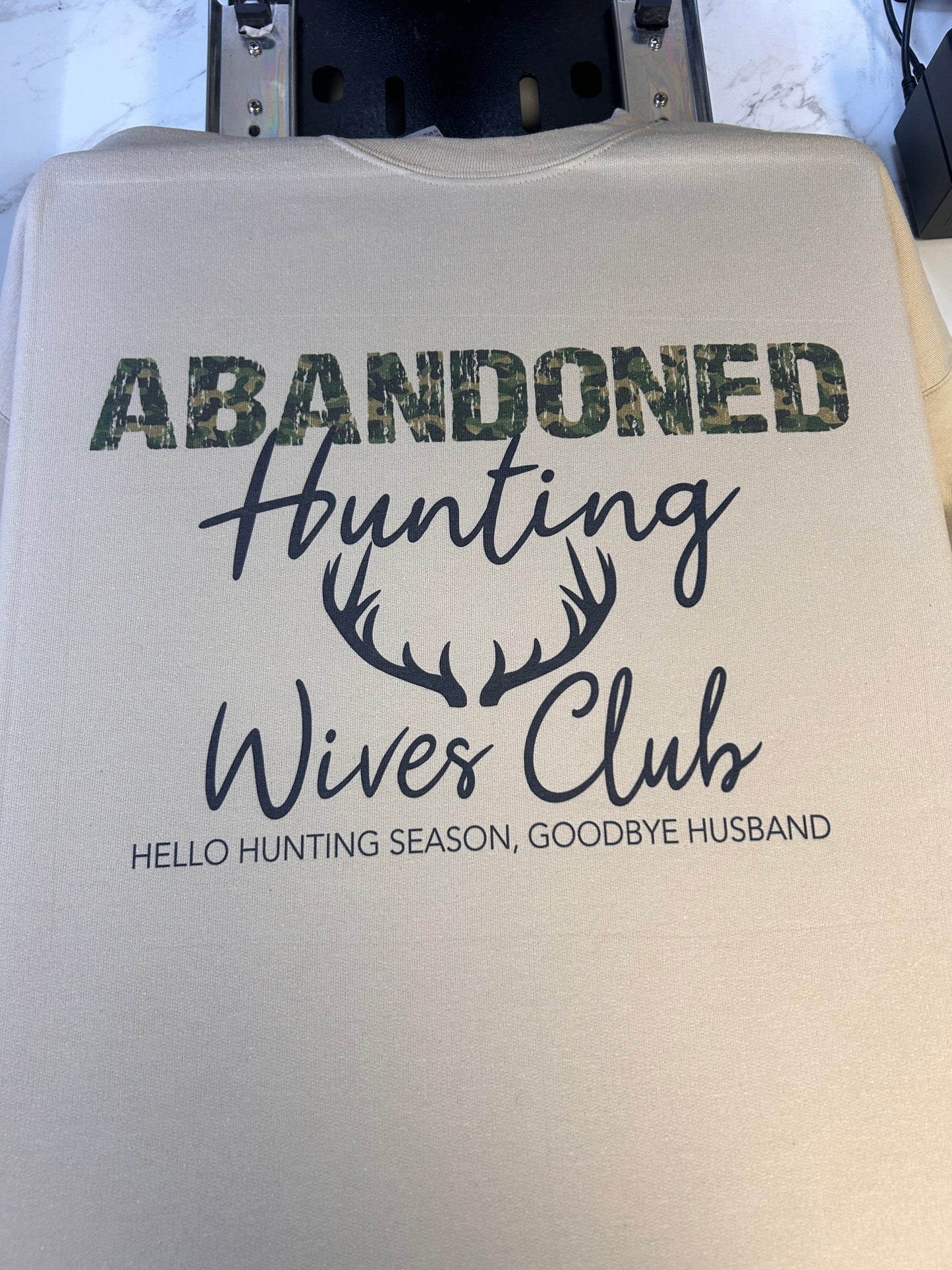 Abandoned Hunting Wives Club Crewneck Sweatshirt