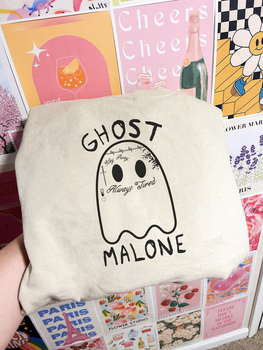 Ghost Malone Crewneck Sweatshirt