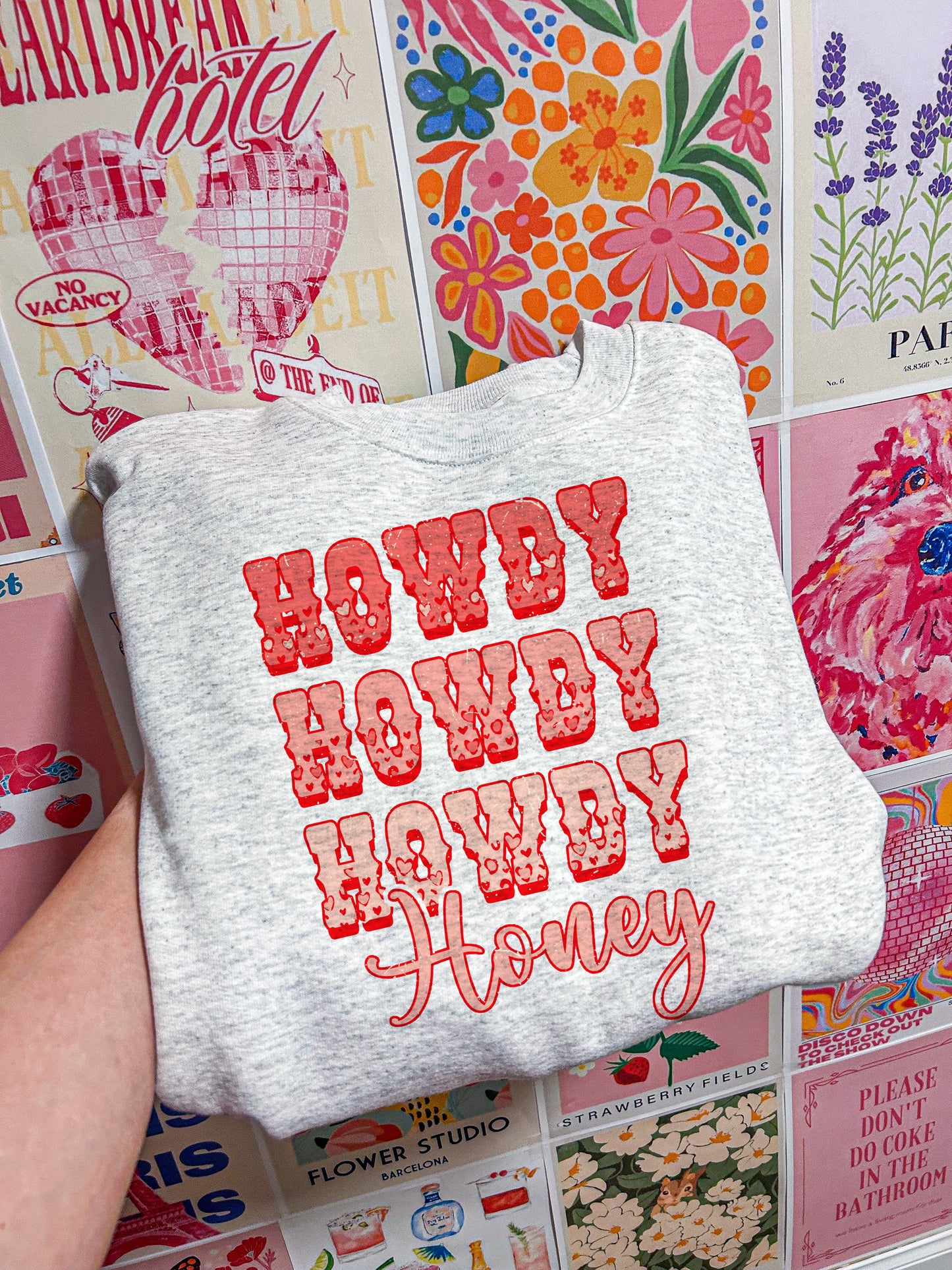 Howdy Honey Crewneck Sweatshirt