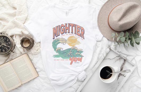 Mighter Than The Waves Tee