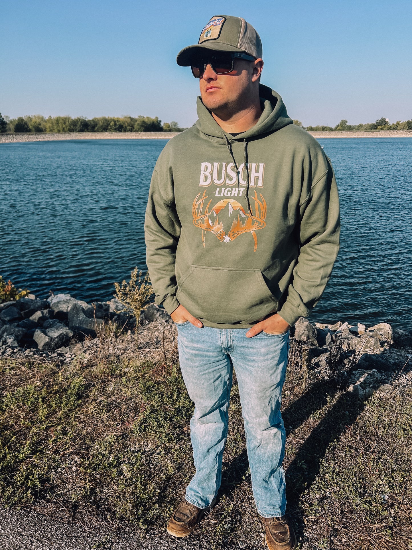 Double Drop Busch Mountain - Hooded Sweatshirt