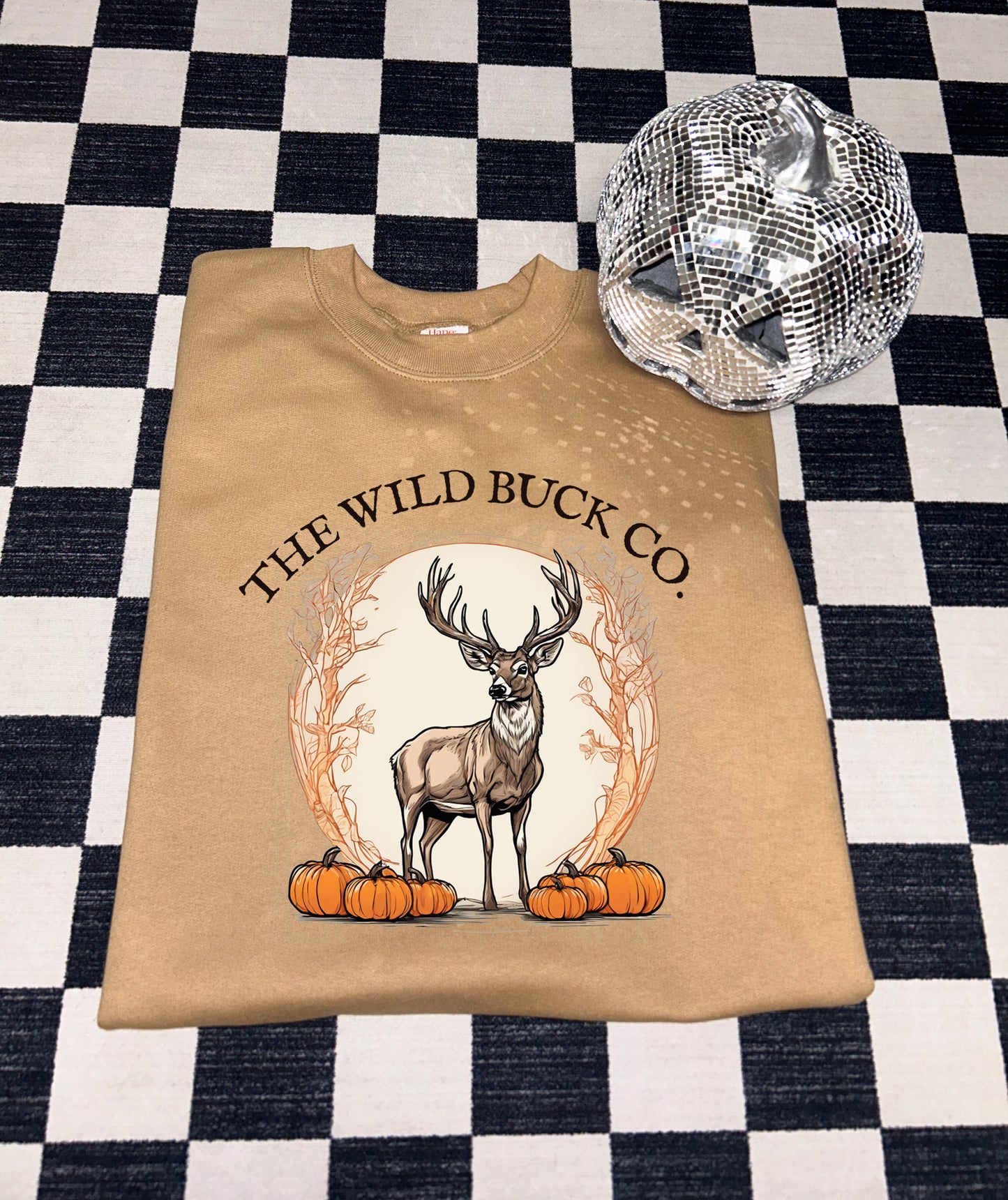 Fall The Wild Buck Co. Crewneck Sweatshirt