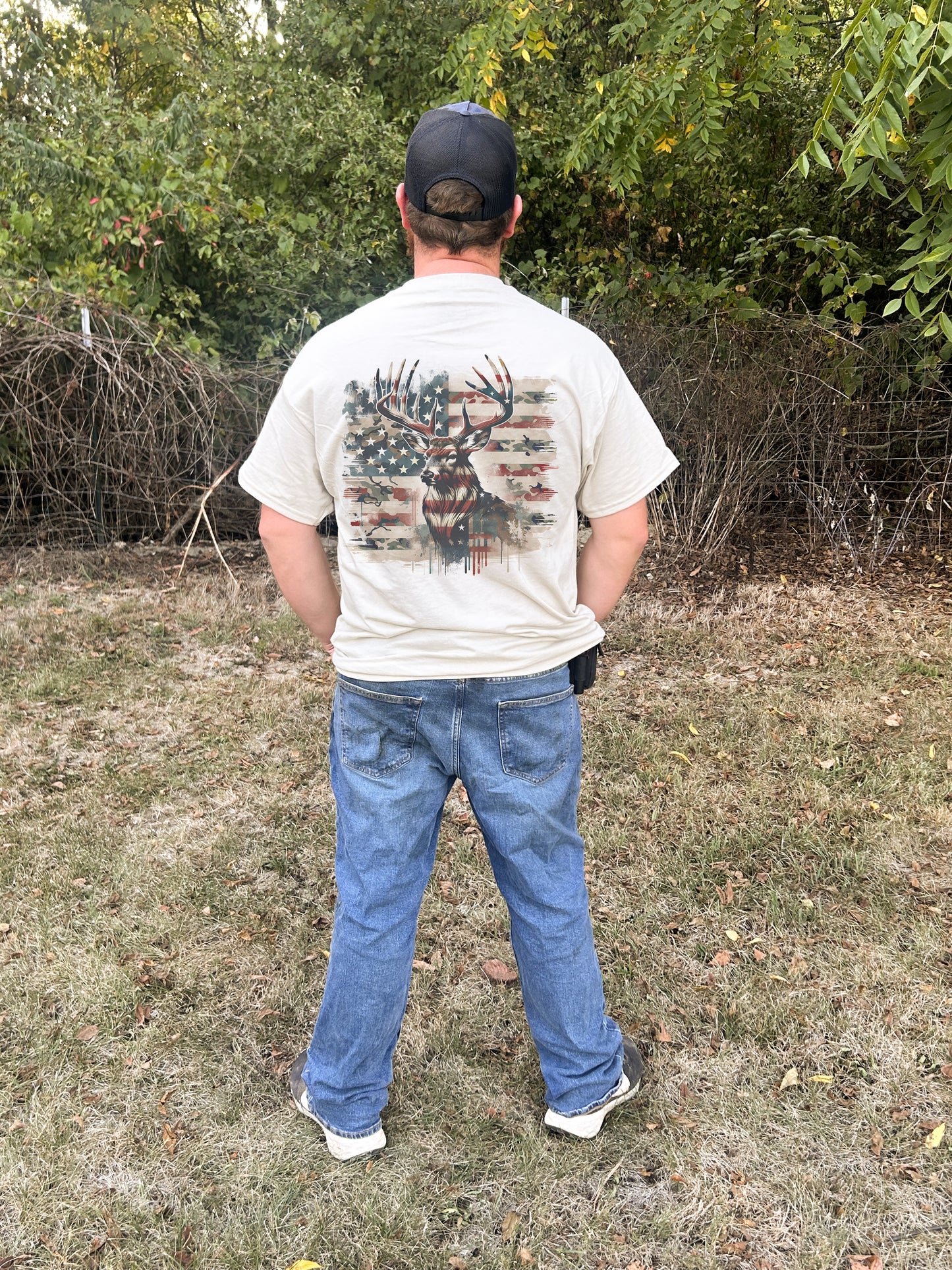 Camo American Flag Buck