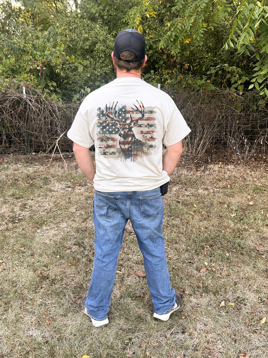 Camo American Flag Buck