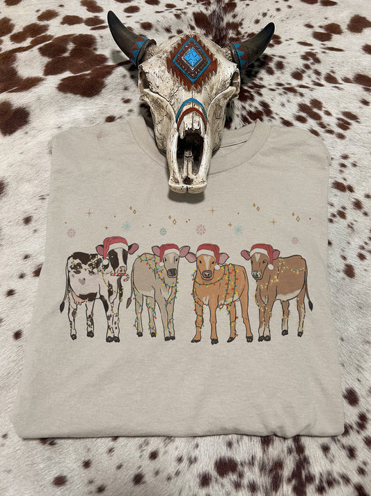 Christmas Cows
