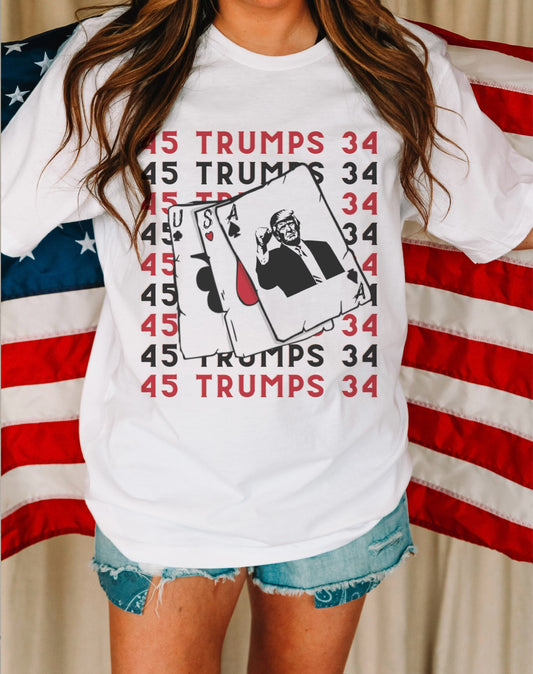 45 Trumps 34 Tee