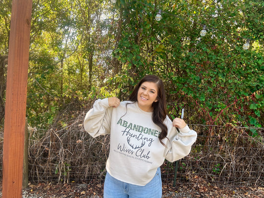 Abandoned Hunting Wives Club Crewneck Sweatshirt