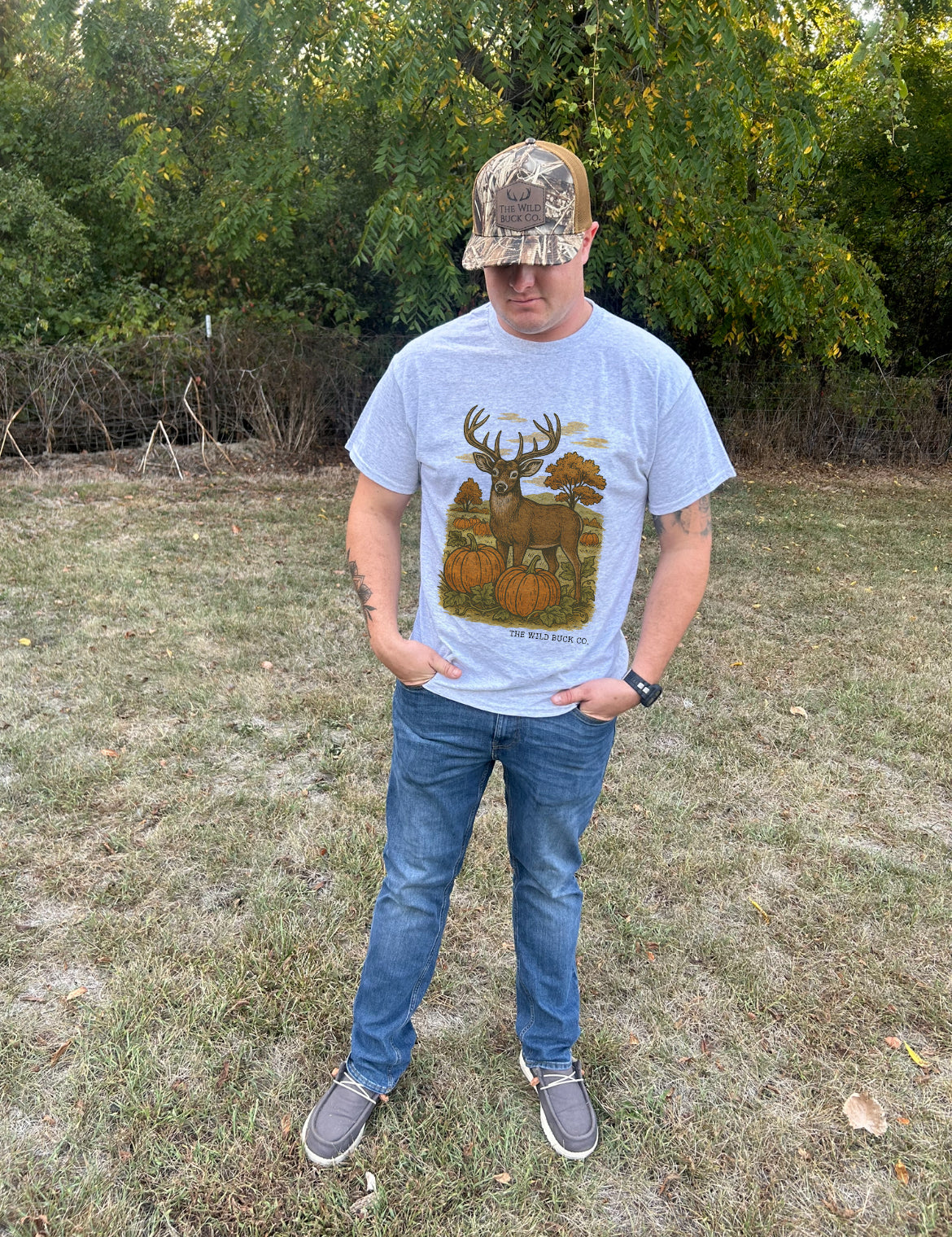 Buck Deer Pumpkin Patch