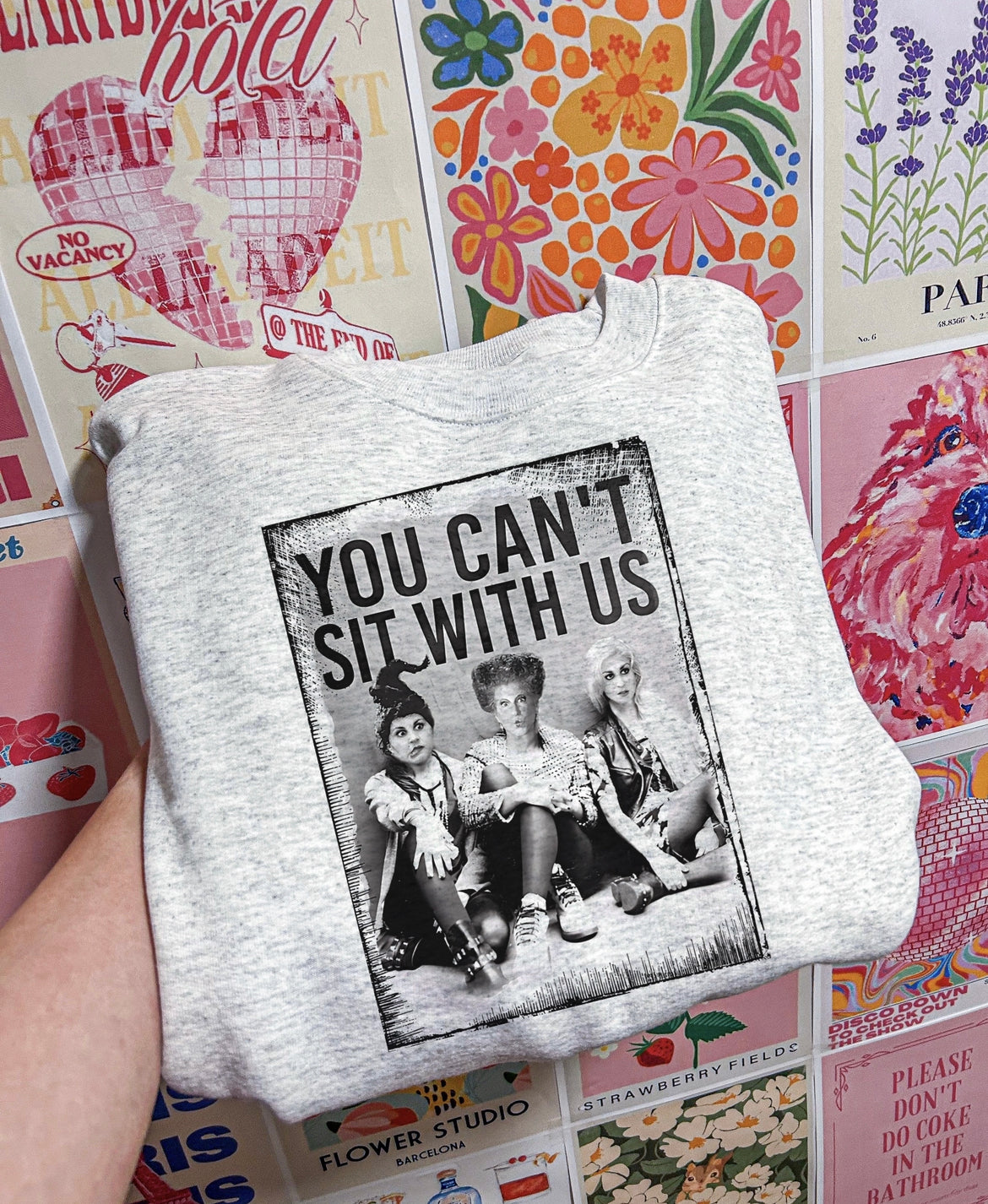 You Can’t Sit With Us Sanderson Sister Crewneck Sweatshirt