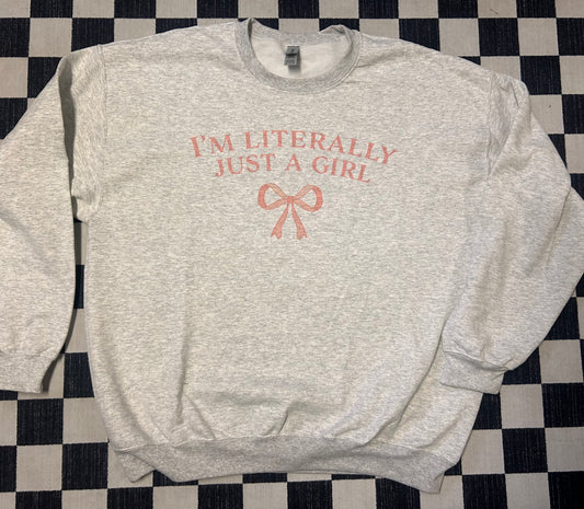 Just A Girl Crewneck (XL)