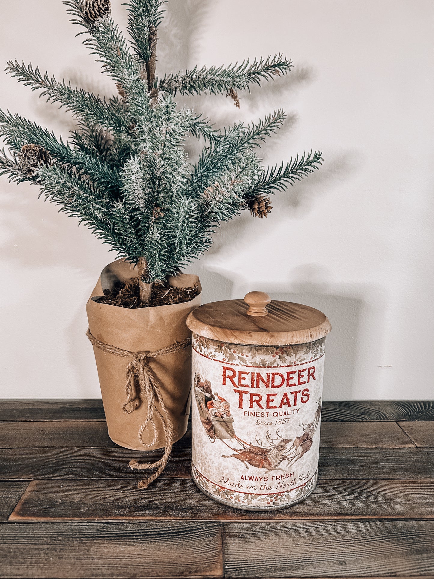 Reindeer Treats Canister