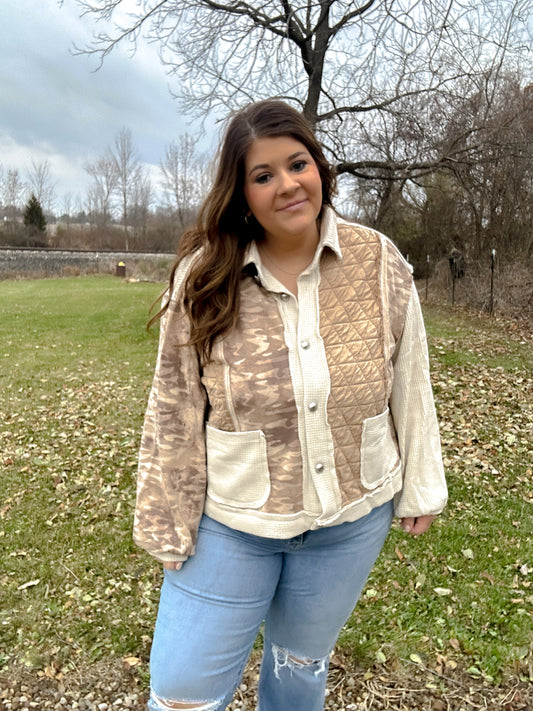 Outlander Quilted Button-Up