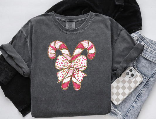 Candy Cane Sparkles Tee