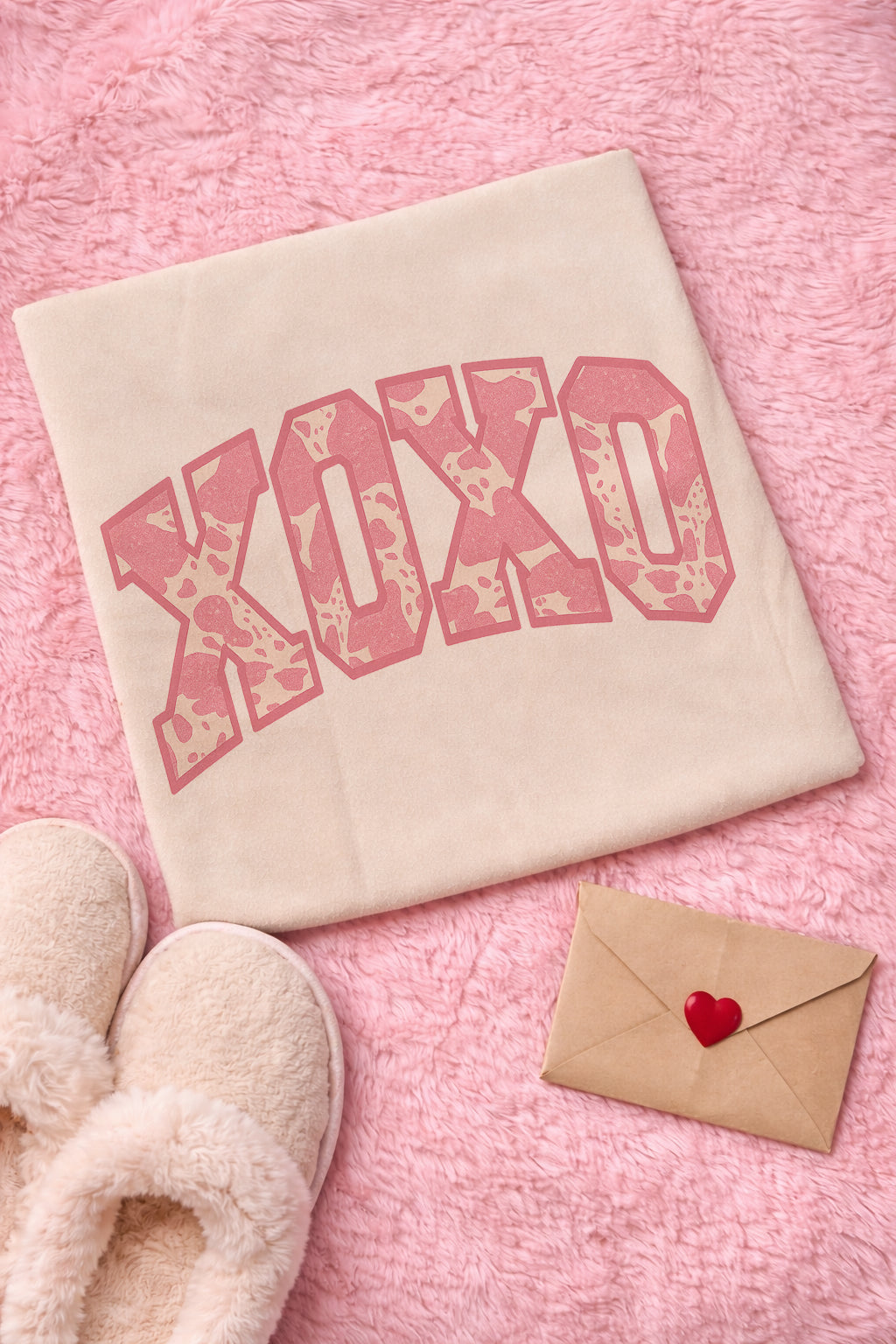XOXO Pink Cowprint