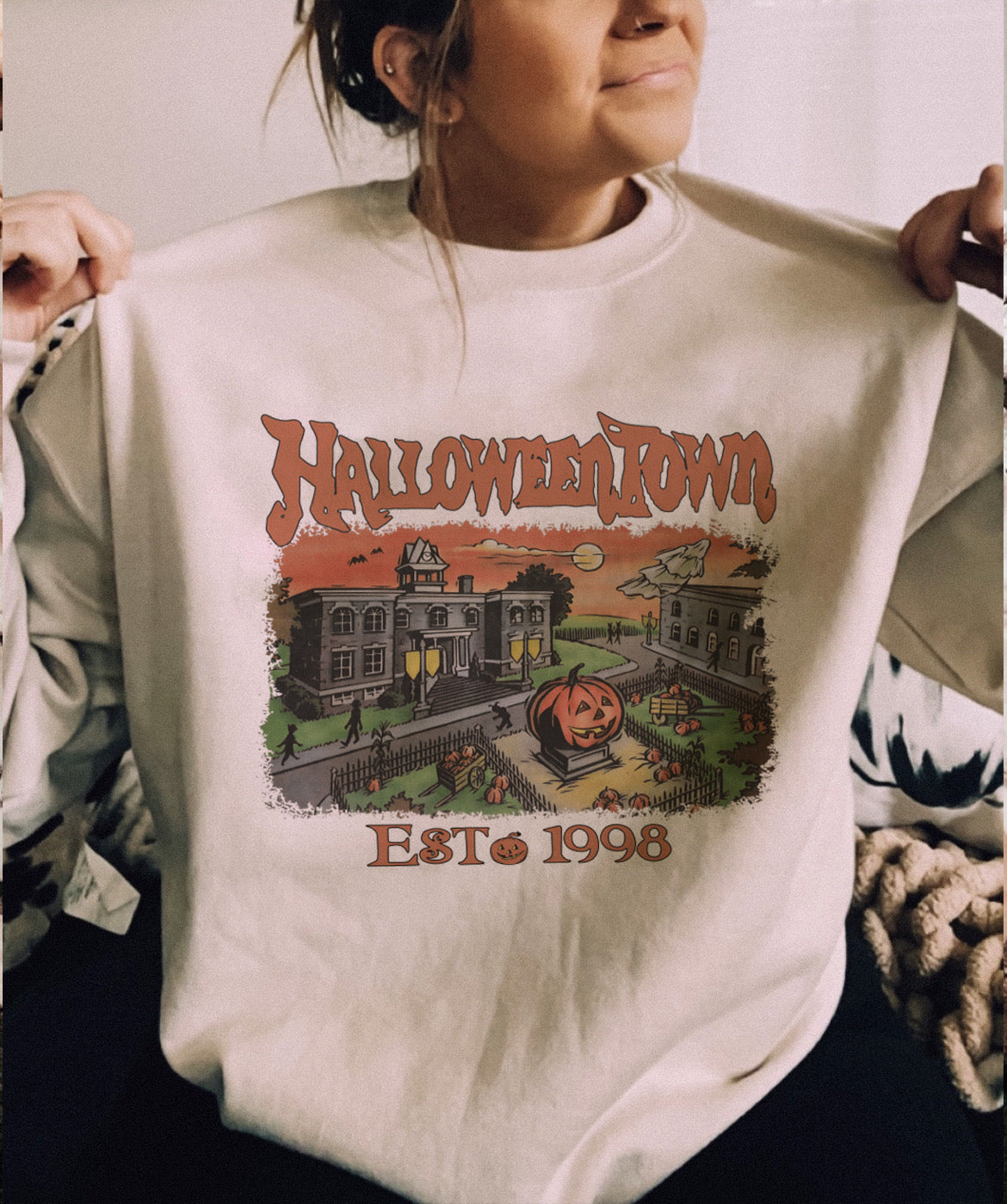 Vintage Halloweentown Crewneck Sweatshirt