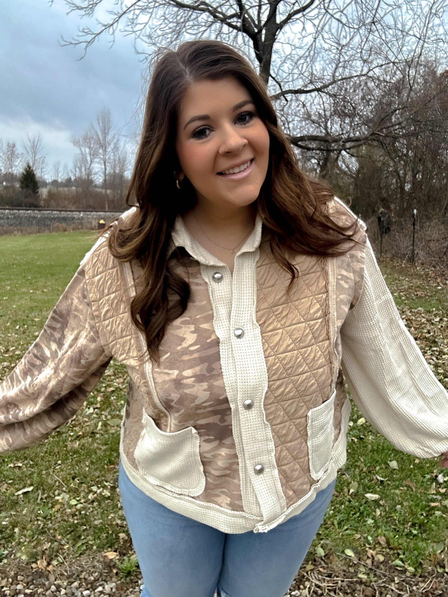 Outlander Quilted Button-Up