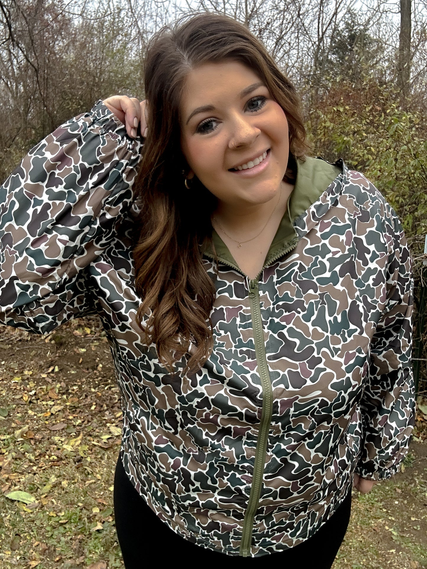 Wildwoods Duck Camo Windbreaker