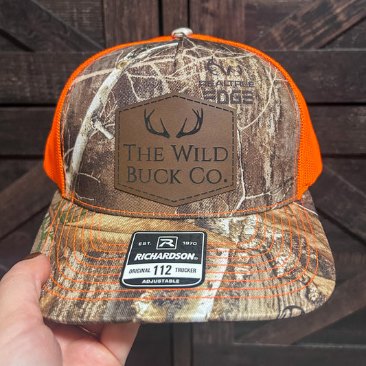 Realtree Edge Camo Neon Orange Wild Buck Co. Hat